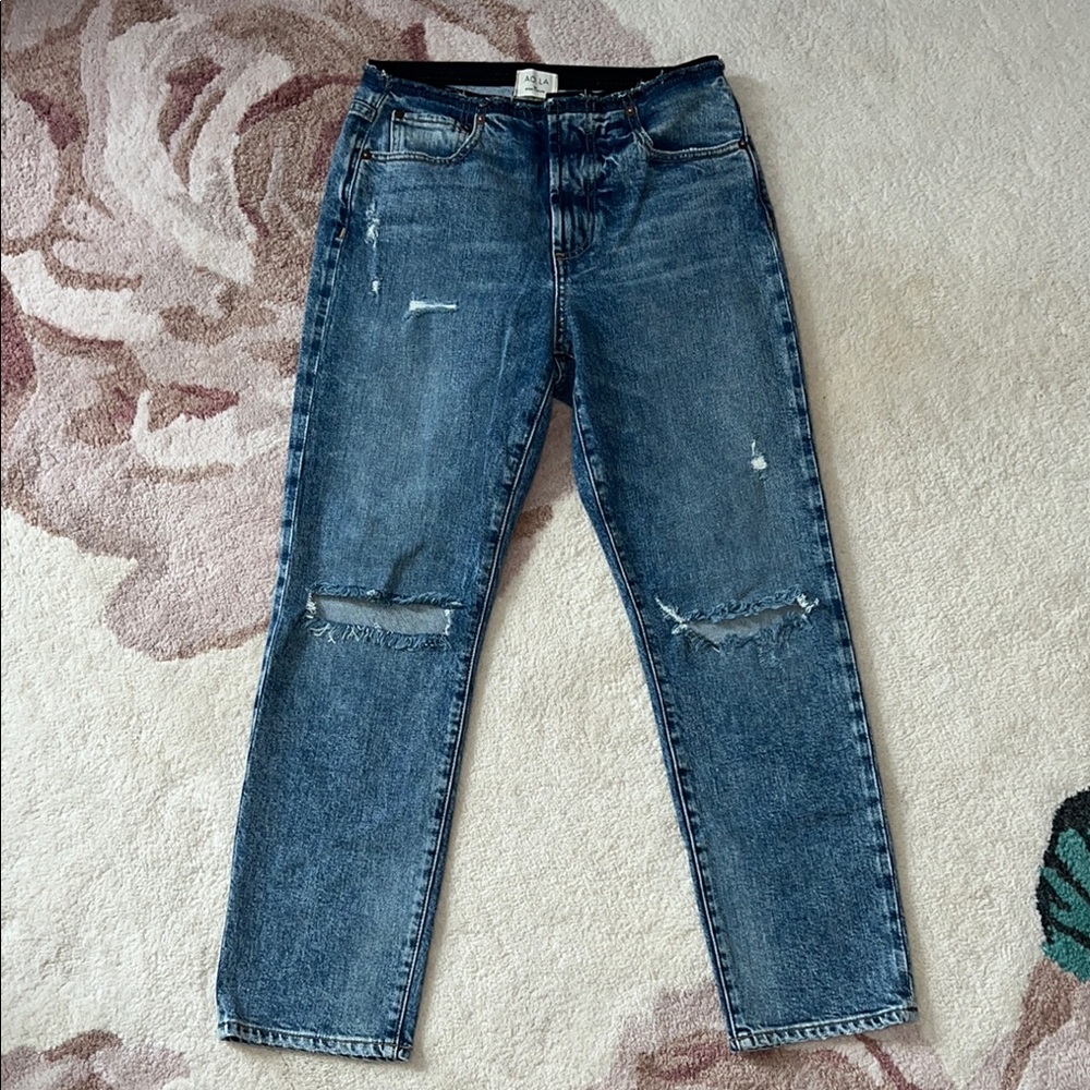 AO LA Alice + Olivia Blue Denim Jeans